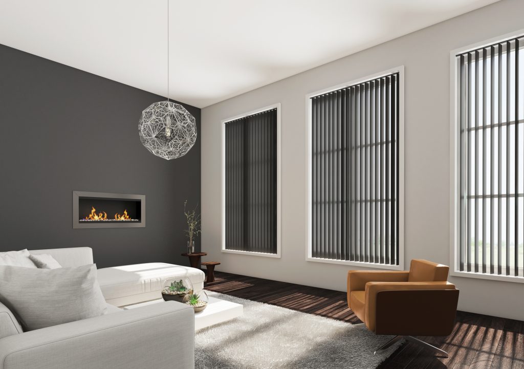 Matching blinds throughout house