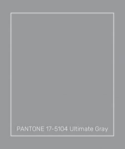 Ultimate Grey Pantone colour