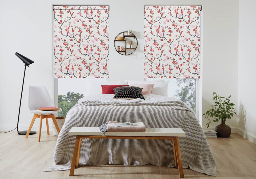Blossom Geisha roller blind