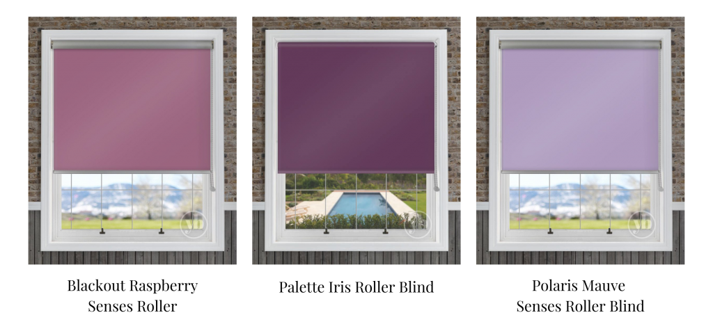 pantone colour of the year 2022 purple roller blinds