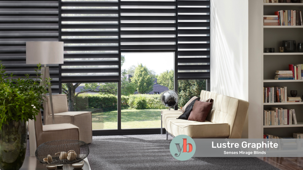 Lustre Graphite Senses Mirage Blinds