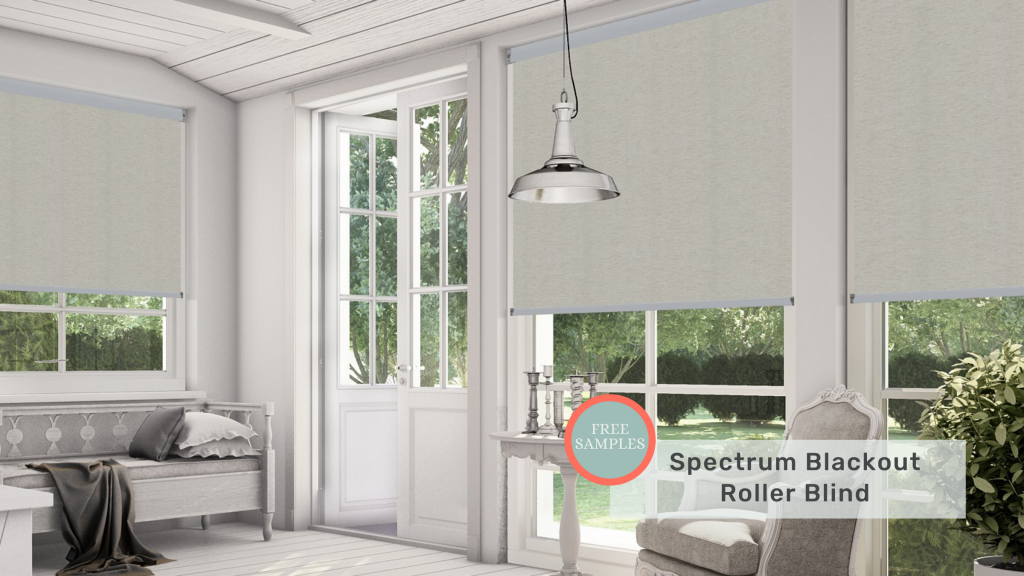 Roller blind for conservatory