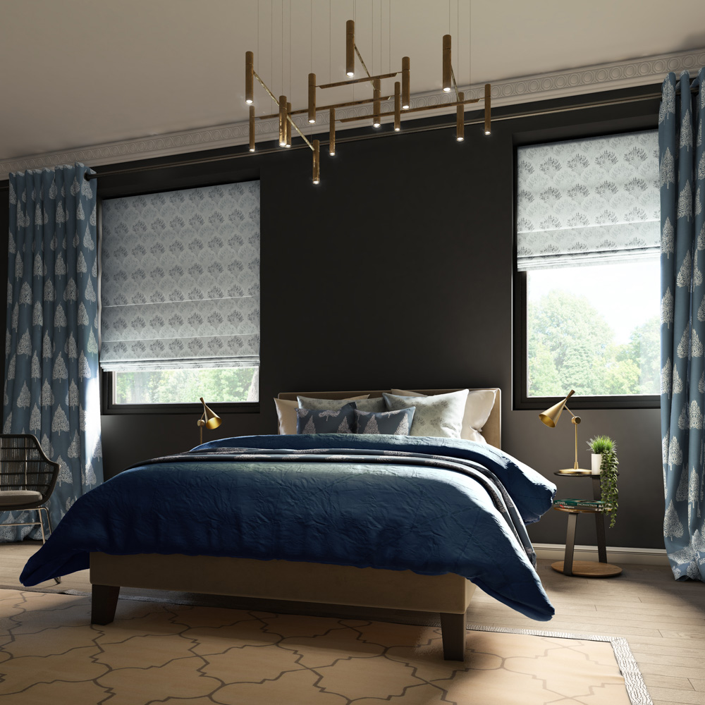 Dark and moody interiors